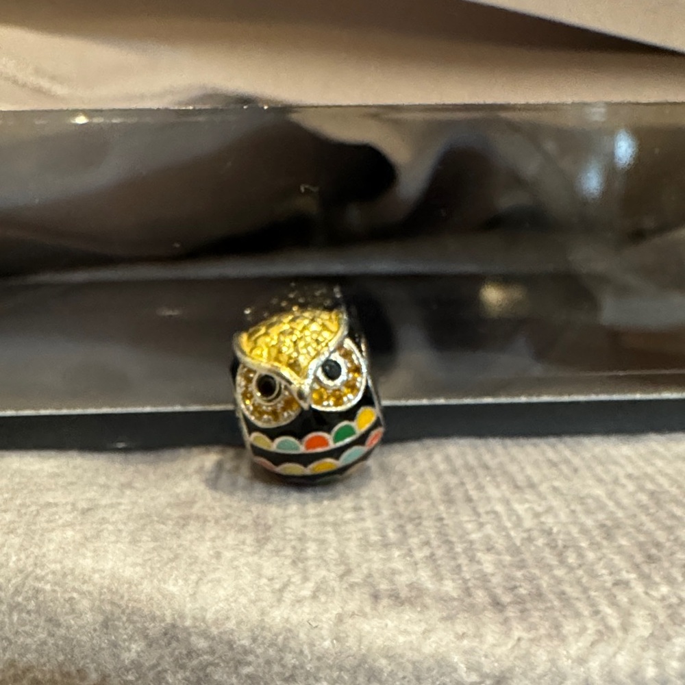 Nina Queen Colorful Owl slide charm fits‎ pandora